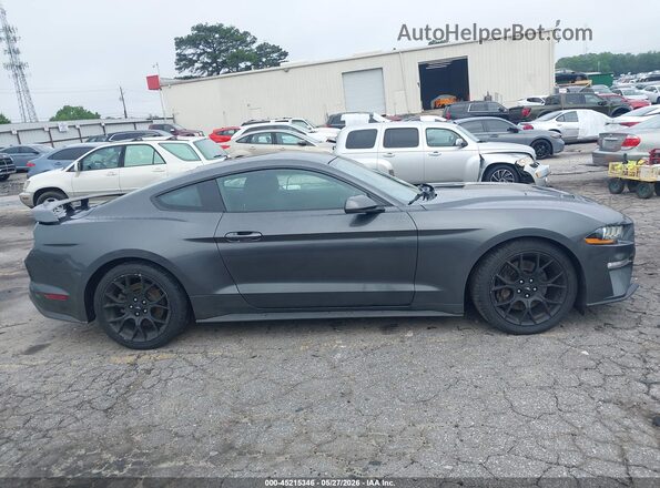 1FA6P8TH9K5111485 2019 FORD MUSTANG Gray Սալոնի հետևի տեսք