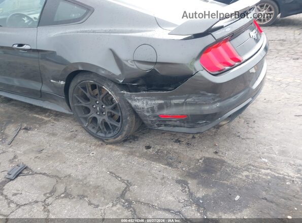 1FA6P8TH9K5111485 2019 FORD MUSTANG Gray Դիմացի տեսք
