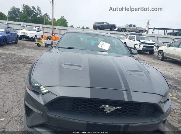 1FA6P8TH9K5111485 2019 FORD MUSTANG Gray Սարքավորումների վահանակի տեսք