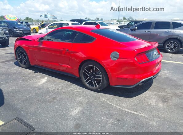 1FA6P8TH9M5103065 2021 FORD MUSTANG Red Задня ліва чверть