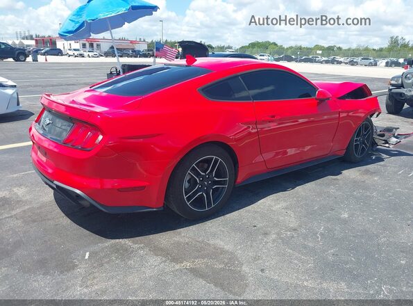 1FA6P8TH9M5103065 2021 FORD MUSTANG Red Задня права чверть