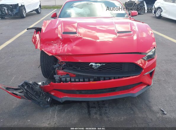 1FA6P8TH9M5103065 2021 FORD MUSTANG Red Вид спереду