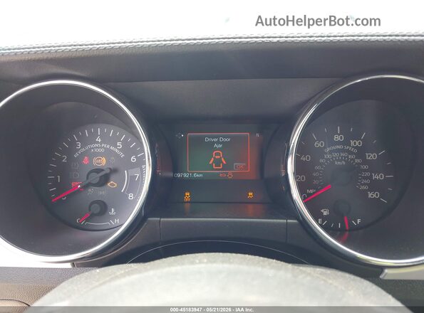 1FA6P8THXG5313839 2016 FORD MUSTANG Red Widok tylnych siedzeń