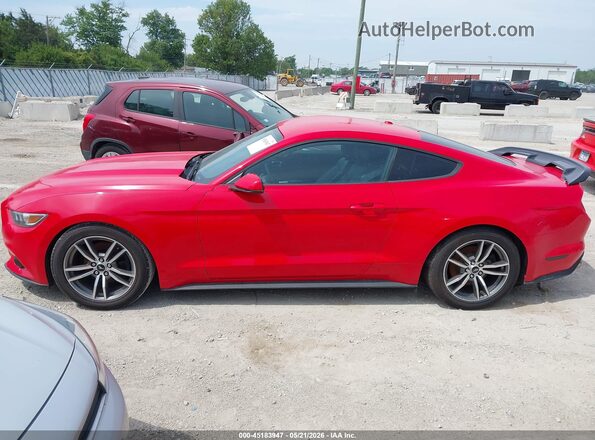 1FA6P8THXG5313839 2016 FORD MUSTANG Red Widok wnętrza 360 stopni