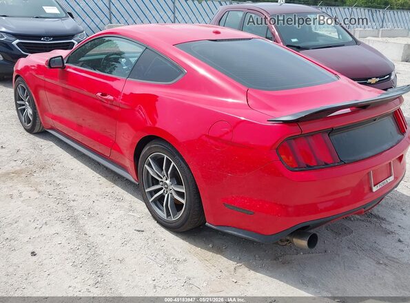 1FA6P8THXG5313839 2016 FORD MUSTANG Red Tył lewy