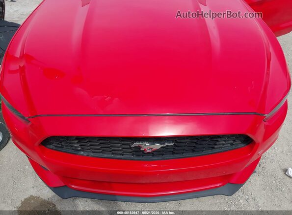 1FA6P8THXG5313839 2016 FORD MUSTANG Red Widok z przodu