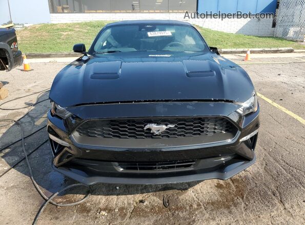 1FA6P8THXM5127178 2021 FORD MUSTANG Black წინა ხედი