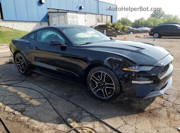1FA6P8THXM5127178 2021 FORD MUSTANG Black წინა მარჯვენა