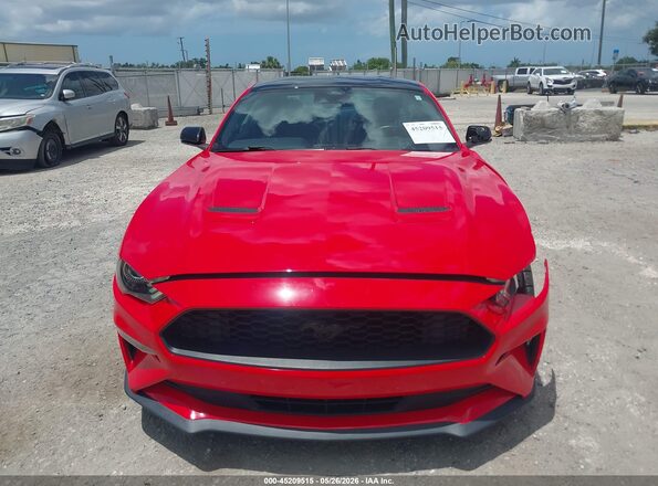 1FA6P8THXN5107918 2022 FORD MUSTANG Красный Вид щитка приборов