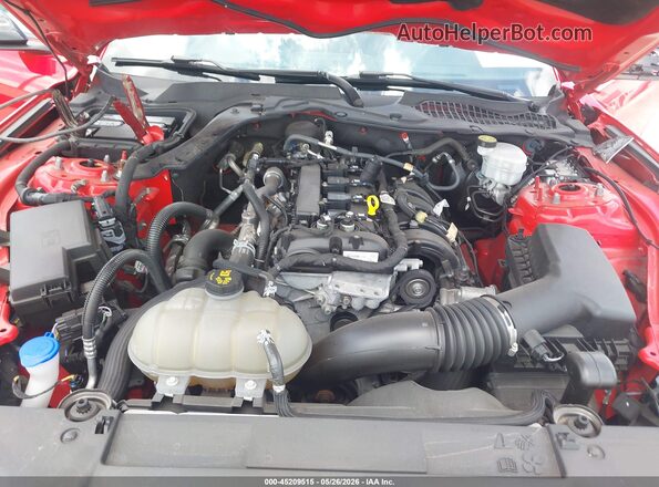 1FA6P8THXN5107918 2022 FORD MUSTANG Красный Вид сзади