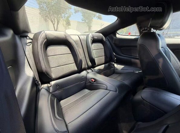 1FA6P8THXN5136433 2022 FORD MUSTANG Black Вид ззаду