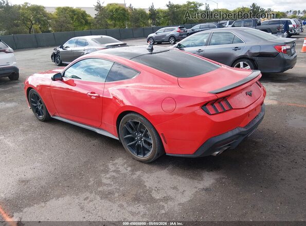 1FA6P8THXR5138088 2024 FORD MUSTANG Red Tył lewy