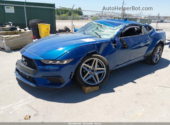 1FA6P8THXR5146837 2024 FORD MUSTANG Blue Vista tres cuartos delantera izquierda