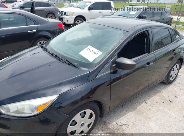 1FADP3E21GL234168 2016 FORD FOCUS Black Widok z przodu