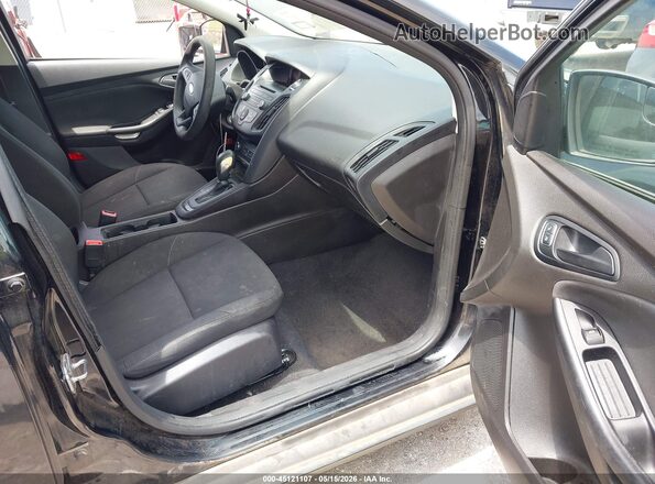 1FADP3E21GL234168 2016 FORD FOCUS Black Widok wnętrza z przodu