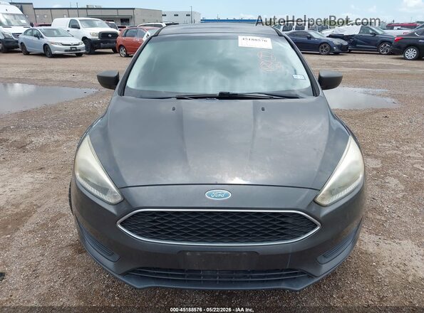 1FADP3E22HL313673 2017 FORD FOCUS Gray Front view