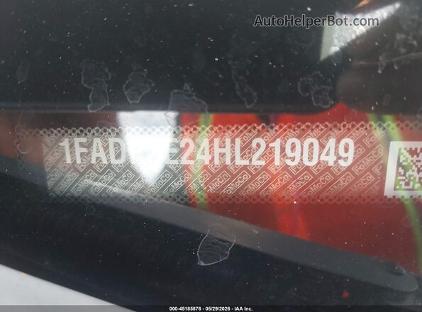 1FADP3E24HL219049 2017 FORD FOCUS Black Շարժիչի բաժամունքի տեսք
