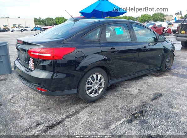 1FADP3E28HL337833 2017 FORD FOCUS Black Tył prawy