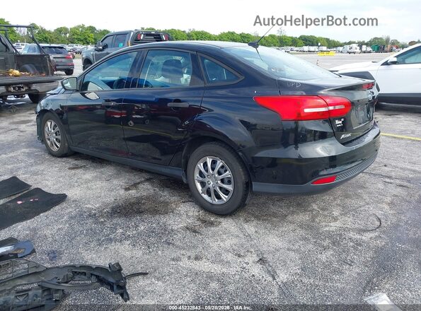 1FADP3E28HL337833 2017 FORD FOCUS Black Tył lewy