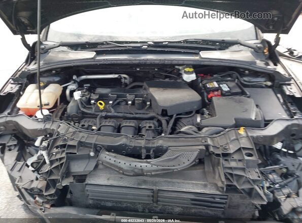 1FADP3E28HL337833 2017 FORD FOCUS Black Widok z tyłu