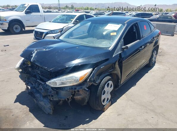 1FADP3E2XJL260792 2018 FORD FOCUS Black Առջևի ձախ երեք քառորդ տեսարան