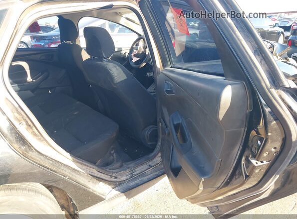 1FADP3E2XJL260792 2018 FORD FOCUS Black VIN կոդի պիտակի տեսք