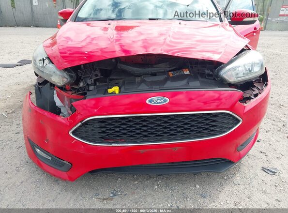 1FADP3F20GL332820 2016 FORD FOCUS Red Widok z przodu