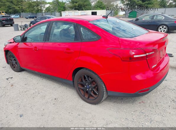 1FADP3F20GL332820 2016 FORD FOCUS Red Tył lewy