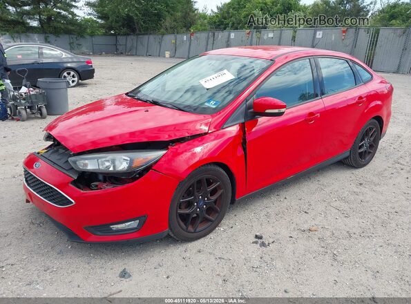 1FADP3F20GL332820 2016 FORD FOCUS Red Przód lewy