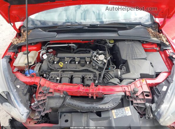 1FADP3F20GL332820 2016 FORD FOCUS Red Widok z tyłu