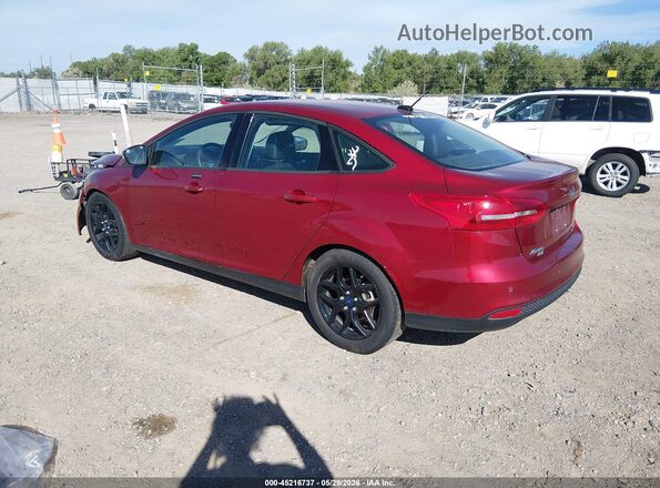 1FADP3F20GL388269 2016 FORD FOCUS Red Trasero izquierdo