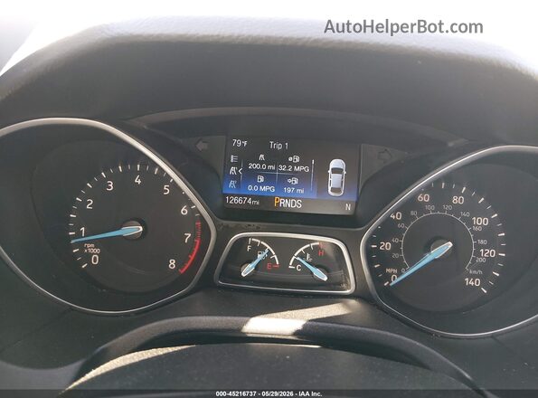 1FADP3F20GL388269 2016 FORD FOCUS Red Vista de los asientos traseros