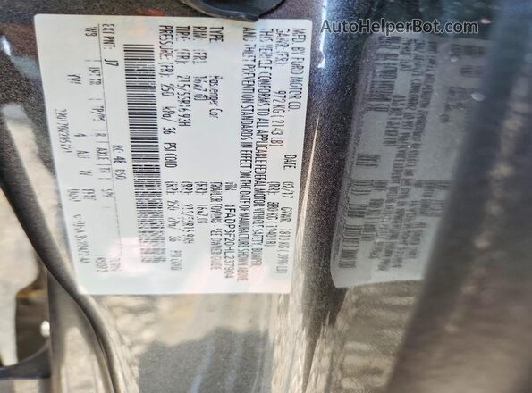 1FADP3F20HL237904 2017 FORD FOCUS Gray 