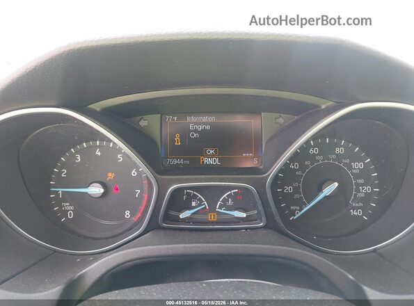 1FADP3F21GL269257 2016 FORD FOCUS Silver Rear seats view