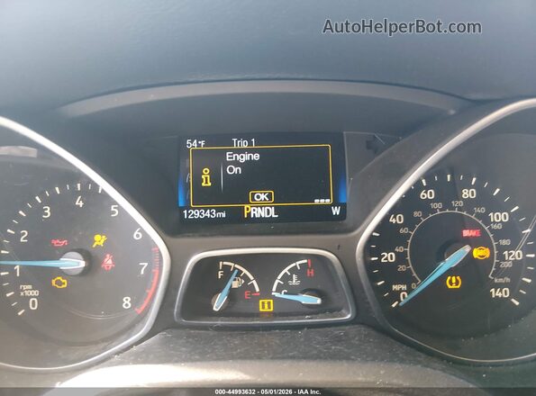 1FADP3F21GL391407 2016 FORD FOCUS Серый Вид задних сидений