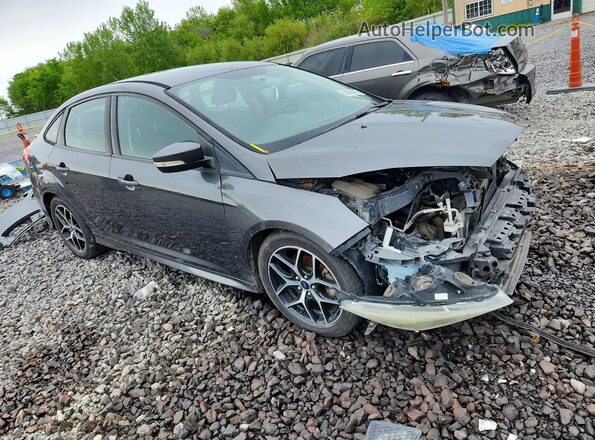 1FADP3F21GL403135 2016 FORD FOCUS Gray Przód prawy