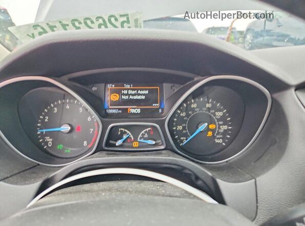1FADP3F21GL403135 2016 FORD FOCUS Gray Widok zestawu wskaźników