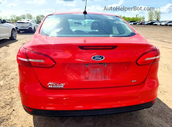 1FADP3F21HL334898 2017 FORD FOCUS Red 