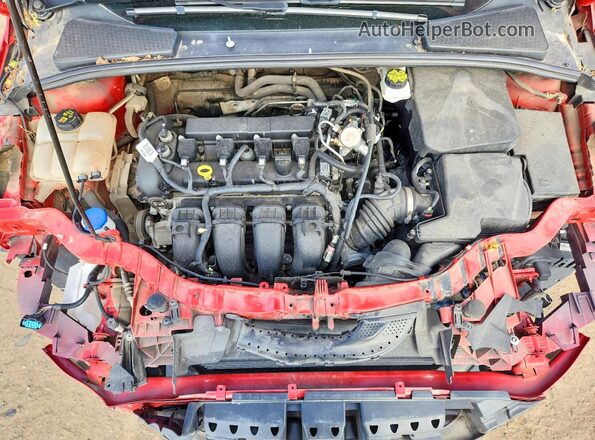 1FADP3F21HL334898 2017 FORD FOCUS Red 