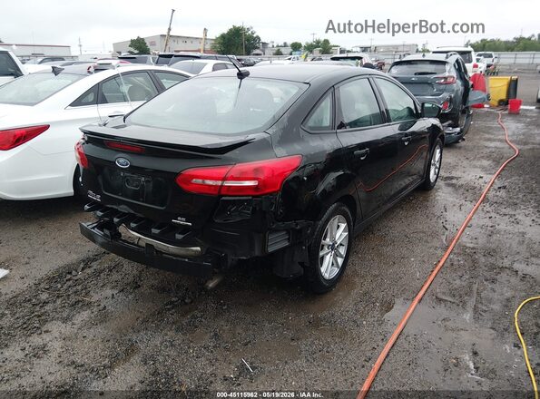 1FADP3F22GL208614 2016 FORD FOCUS Black Rear right
