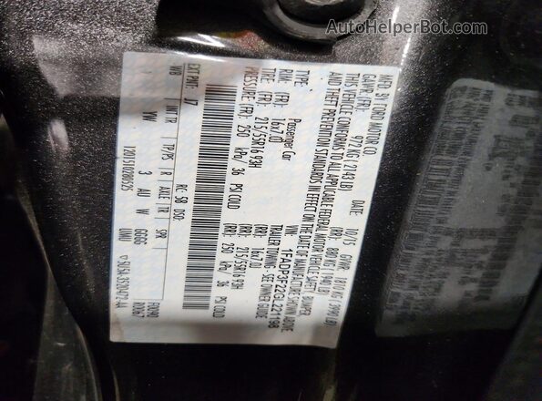 1FADP3F22GL221198 2016 FORD FOCUS Gray 