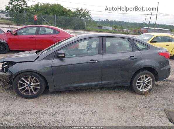 1FADP3F22HL227777 2017 FORD FOCUS Gray Вид задньої частини салону