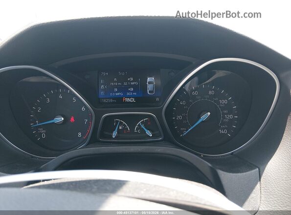 1FADP3F22HL315793 2017 FORD FOCUS Gray Widok tylnych siedzeń