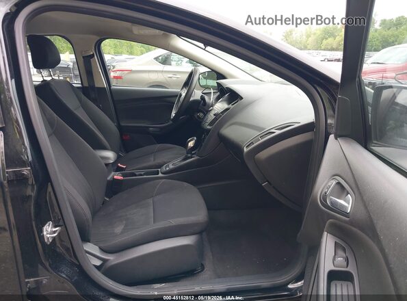 1FADP3F22JL301110 2018 FORD FOCUS Black Widok wnętrza z przodu