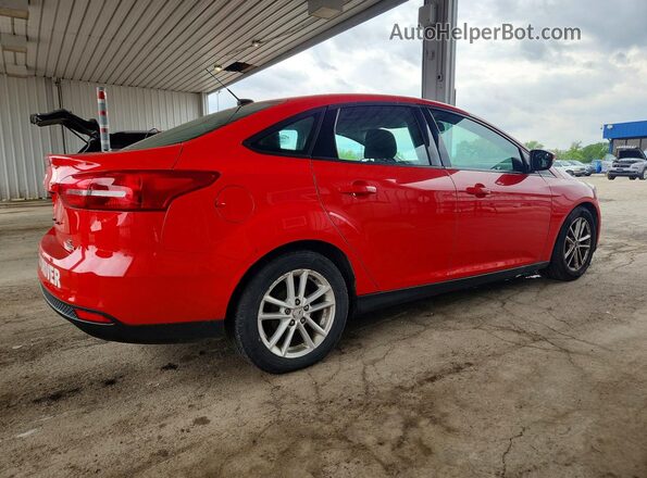 1FADP3F23GL284052 2016 FORD FOCUS Red Trasero derecho