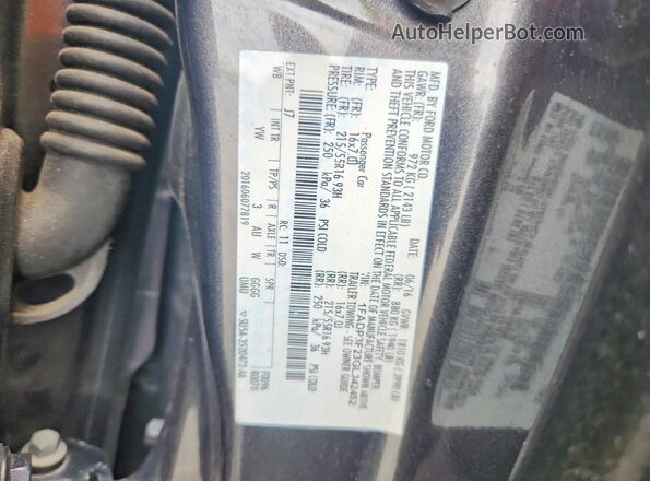 1FADP3F23GL342452 2016 FORD FOCUS Gray ძრავის განყოფილების ხედი