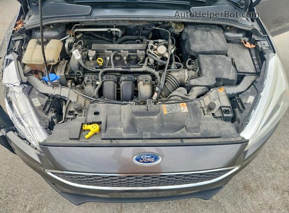 1FADP3F23GL342452 2016 FORD FOCUS Gray უკანა სალონის ხედი