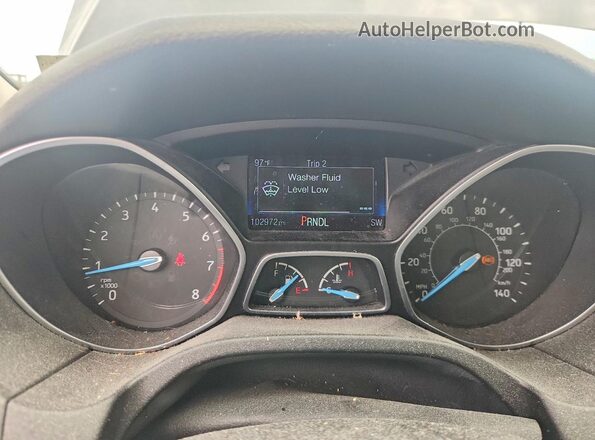 1FADP3F23GL342452 2016 FORD FOCUS Gray ხელსაწყოთა პანელის ხედი