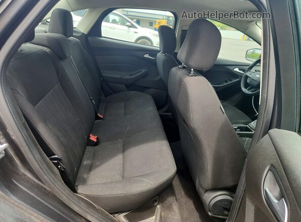 1FADP3F23GL342452 2016 FORD FOCUS Gray უკანა სავარძლების ხედი