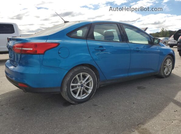 1FADP3F23HL201558 2017 FORD FOCUS Blue Задня права чверть